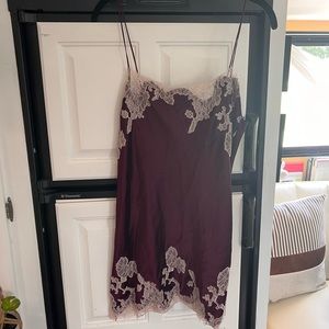 Victoria Secret Satin and Lace Slip sz M